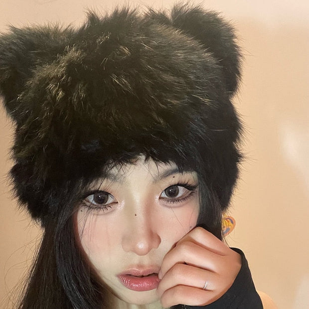 Black Bear Ears Hat