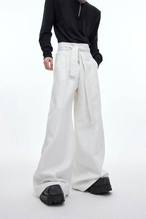 Drape High Waist Trousers - My Store