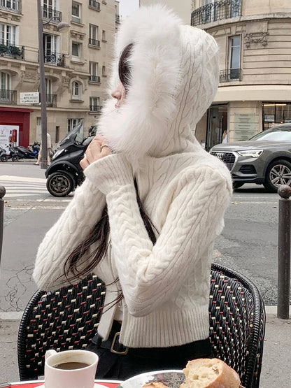 Fur Hooded Jacket