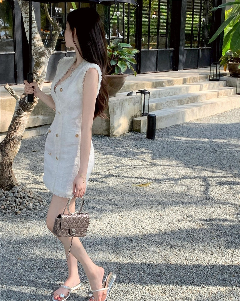 Tweed Vintage Dress