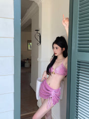 Bikini Top + Skirt 2 Pieces Set