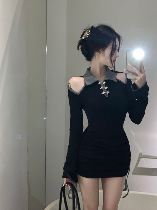 Casual Accent Mini Dress
