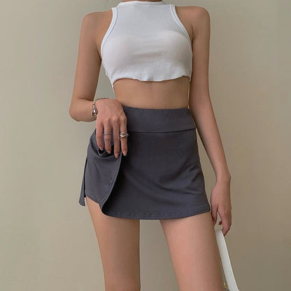 High Waist Mini Skirt