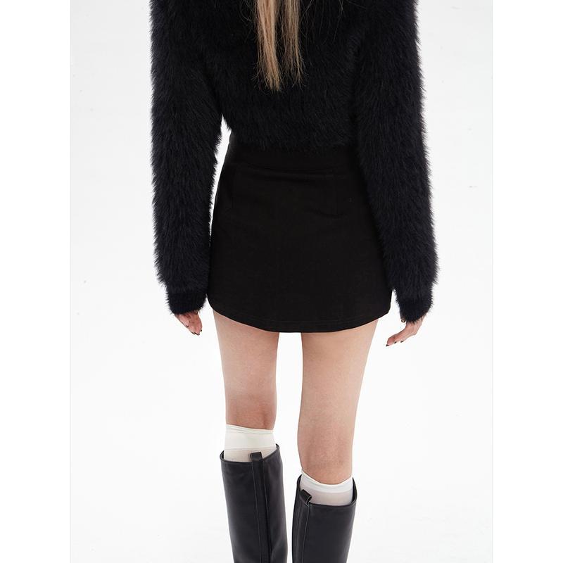 Split Mini Skirt