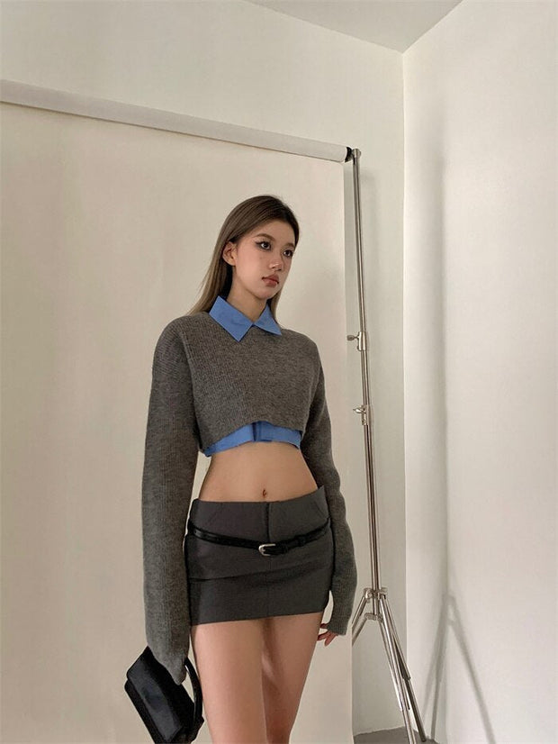 Sweater & Skirt Set