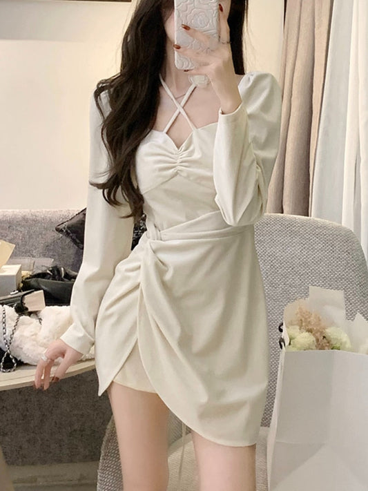 Elegant Velvet Mini Dress