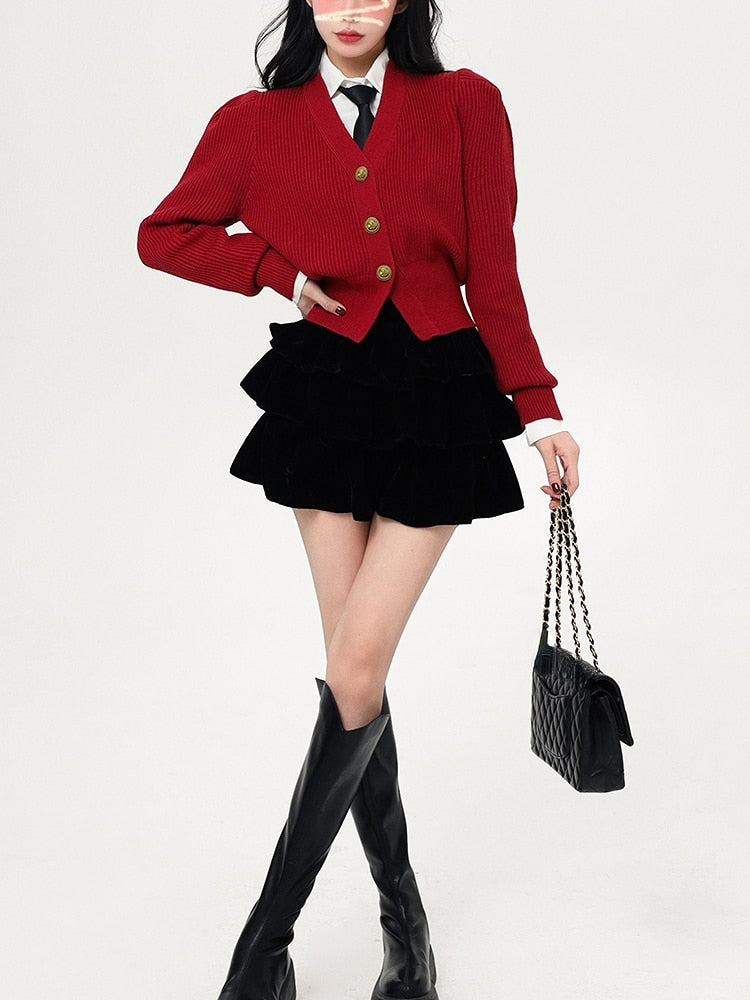 Red Cardigan