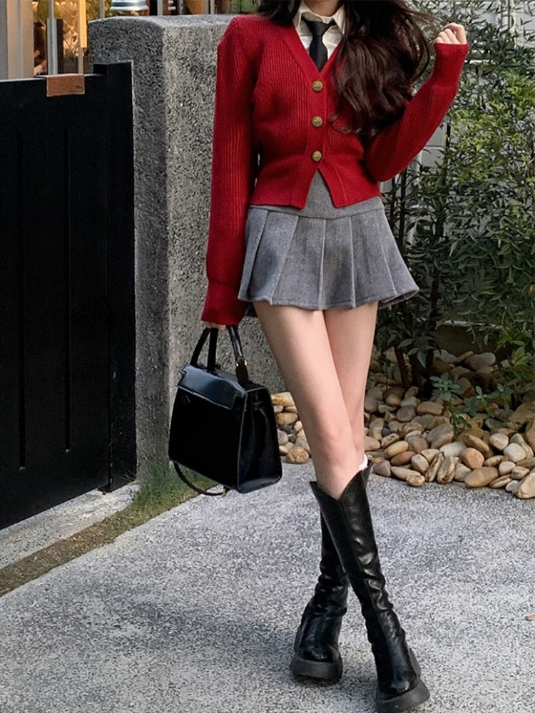 Red Cardigan