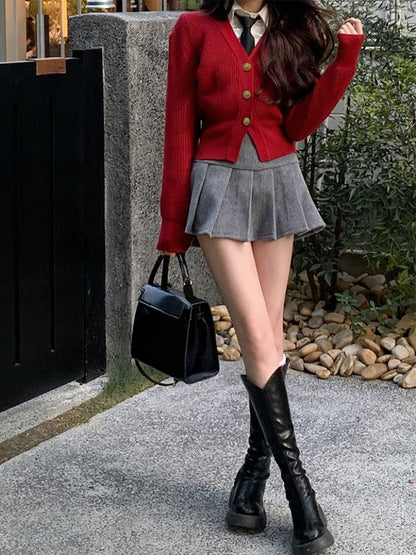 Red Cardigan