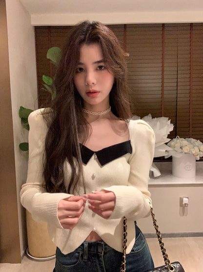 French Vintage Knitted Sweater