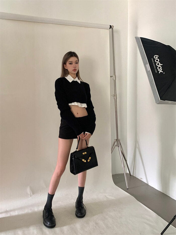 Sweater & Skirt Set