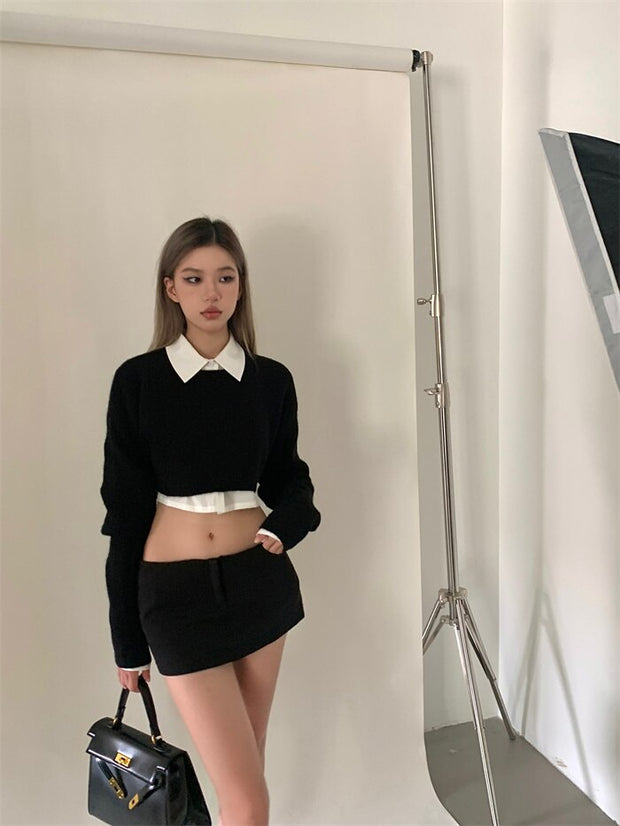 Sweater & Skirt Set