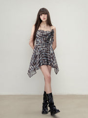 Plaid Flowy Dress