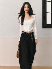 Black Wide Leg Pants - My Store