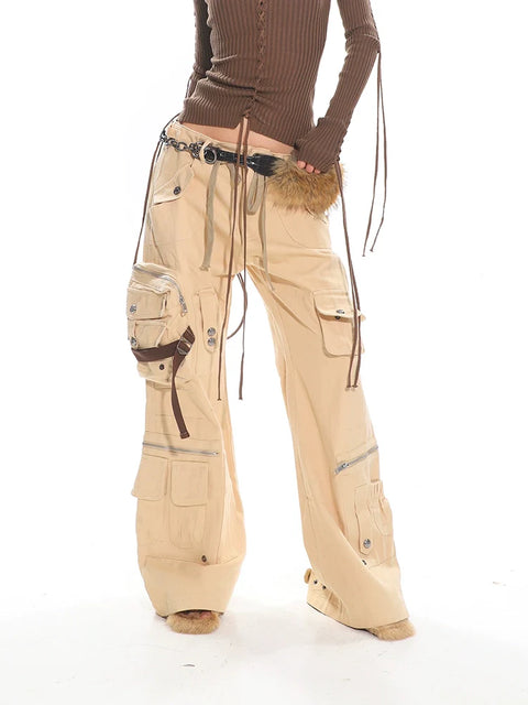 Cargo Pants with Multi-Pocket Detail