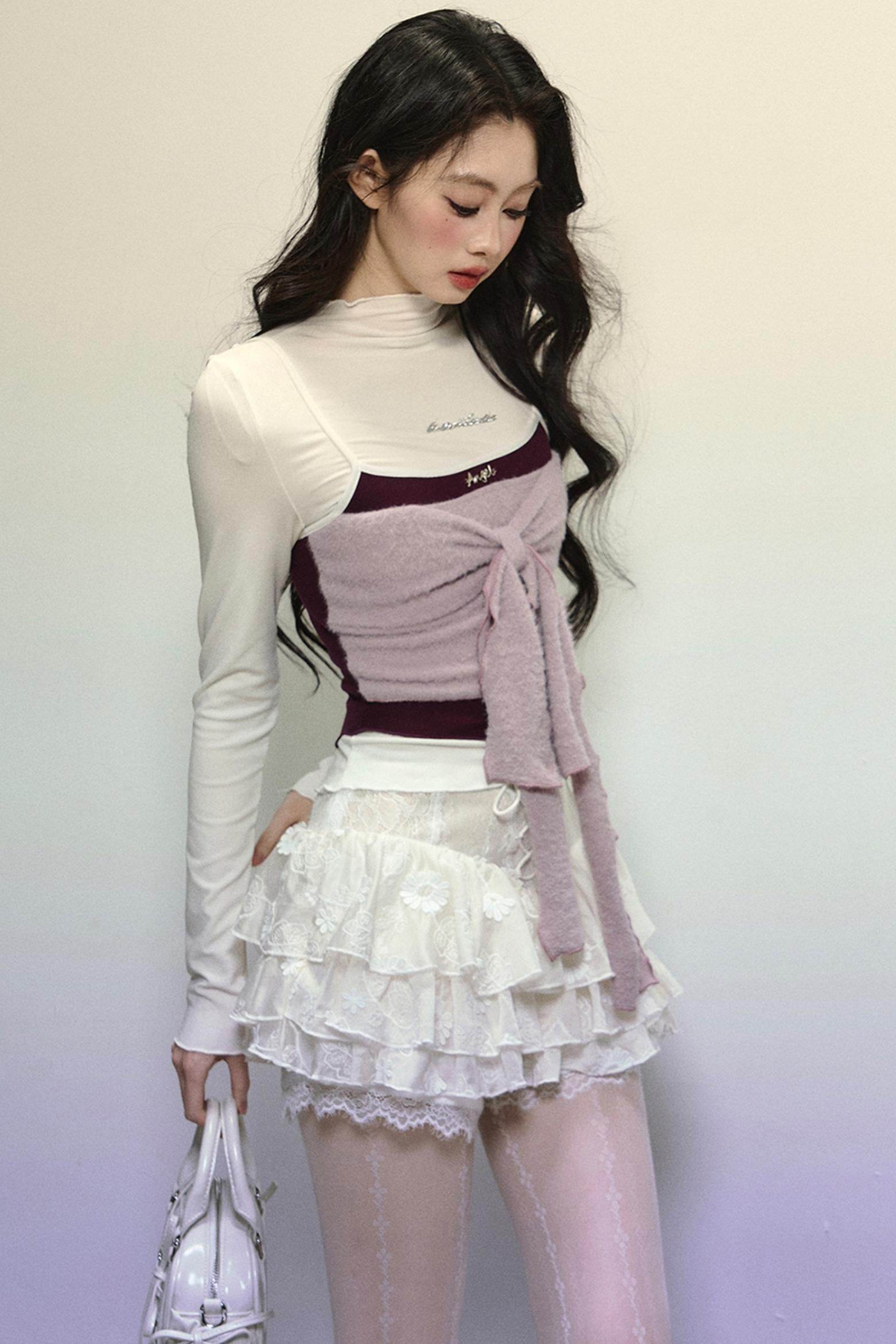 Half-High Neck Top & Suspender Set-Up - My Store