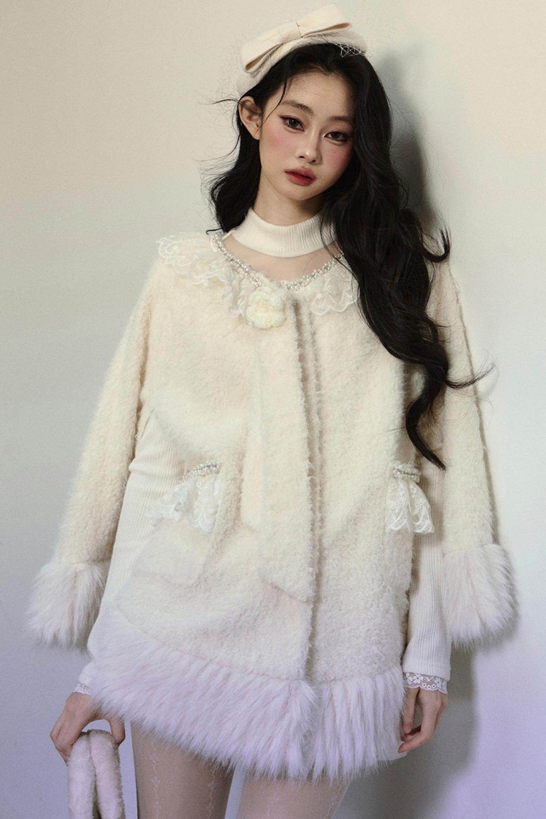 Loose Plush Fur Coat - My Store