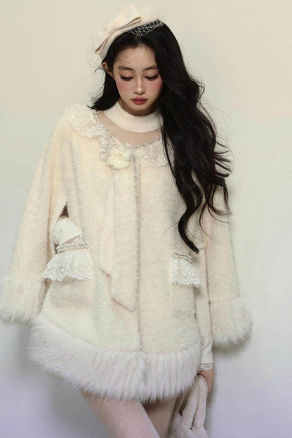 Loose Plush Fur Coat - My Store