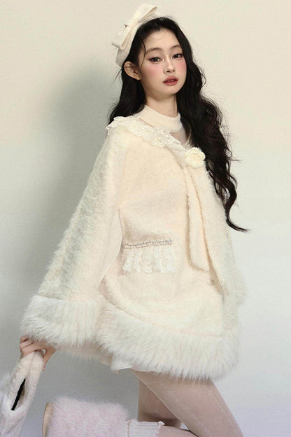Loose Plush Fur Coat - My Store