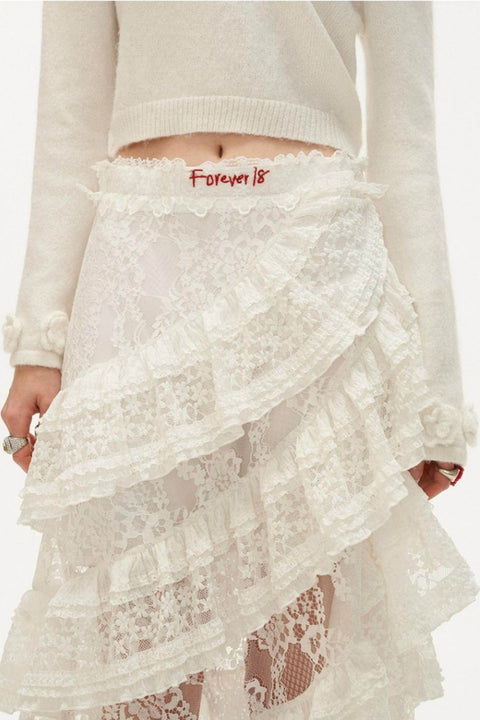 American Layered Lace Skirt - My Store