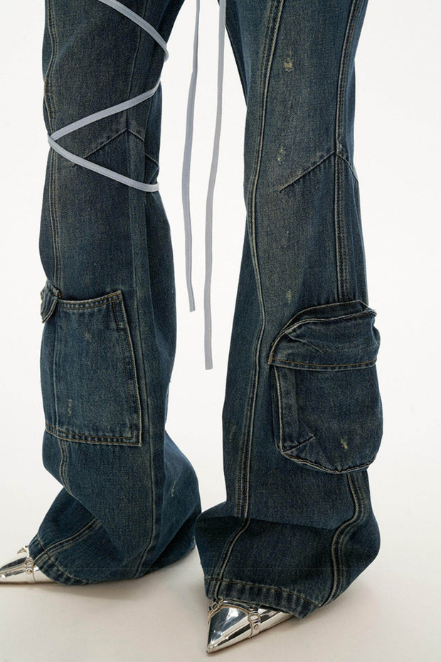 Bootcut Denim Flare Jeans Pants - My Store