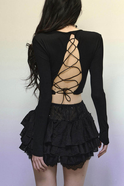 High-Waisted Jacquard Short Skirt - My Store