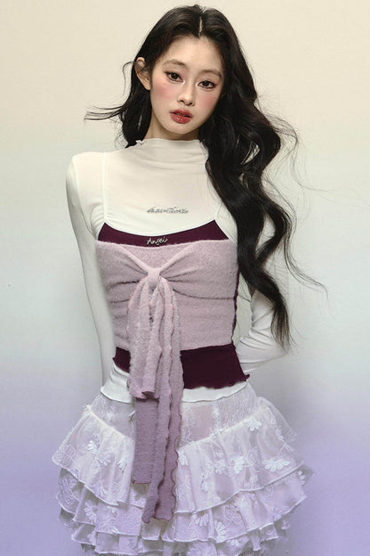 Half-High Neck Top & Suspender Set-Up - My Store
