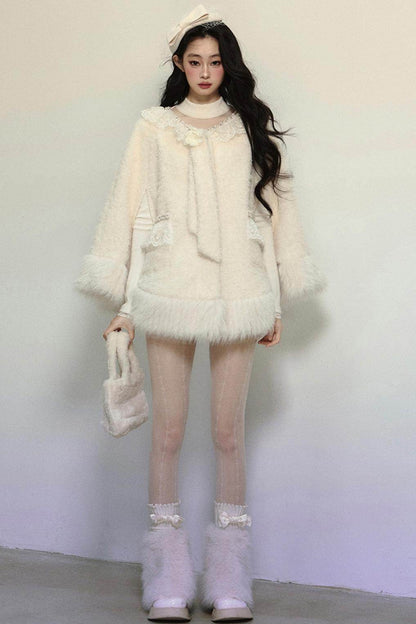 Loose Plush Fur Coat - My Store