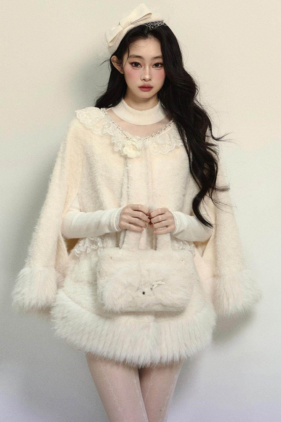 Loose Plush Fur Coat - My Store