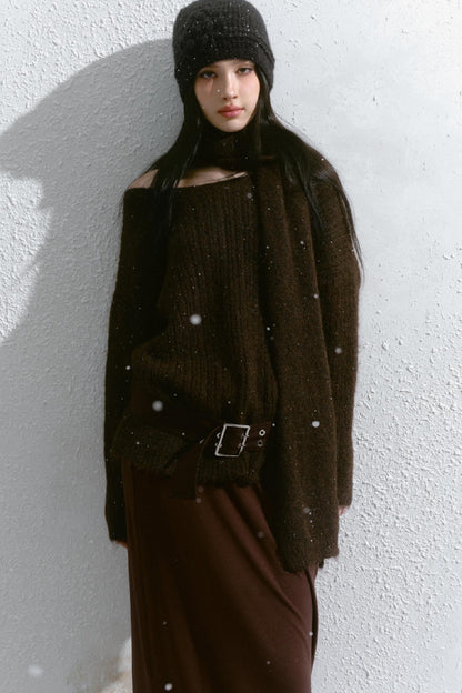 V-Neck Loose Knit Sweater