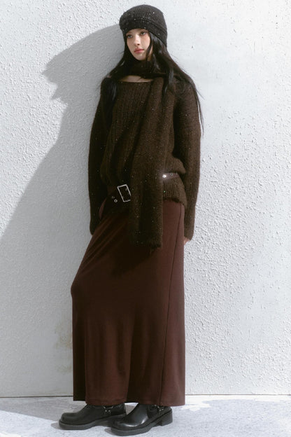 V-Neck Loose Knit Sweater