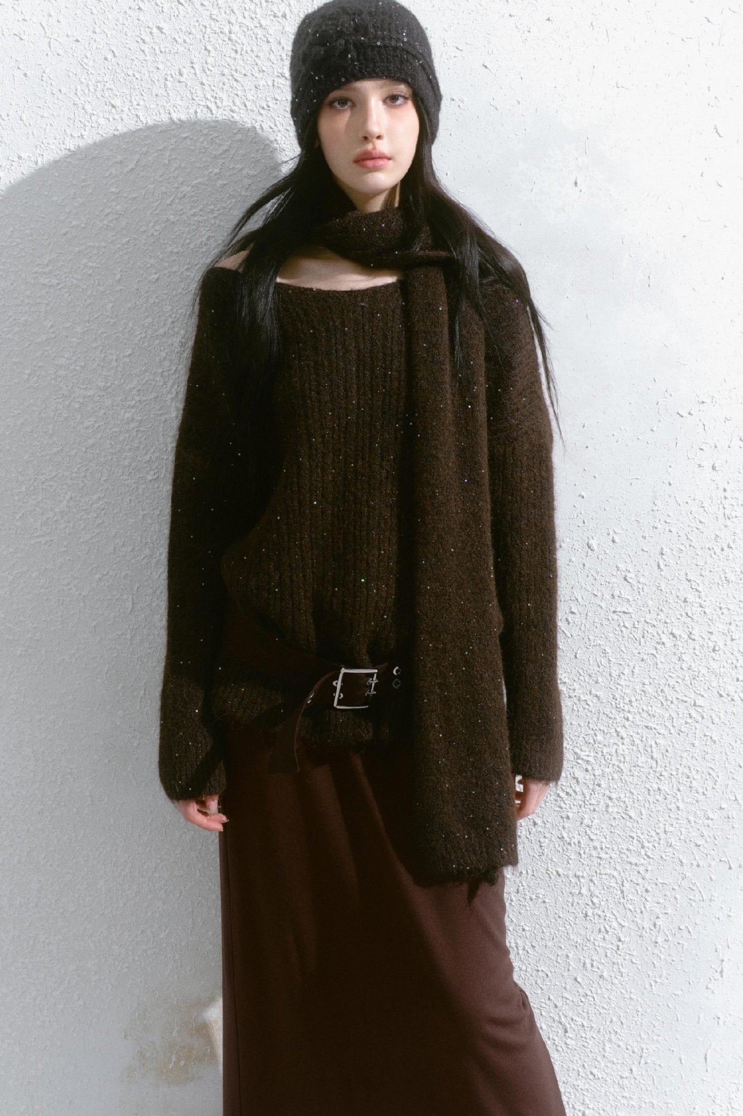 V-Neck Loose Knit Sweater