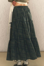 Plaid Layered Skirt - My Store