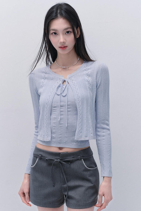 Lace Knit Cardigan