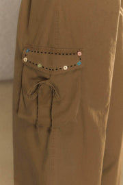 Elastic Waist Cargo Pants - My Store