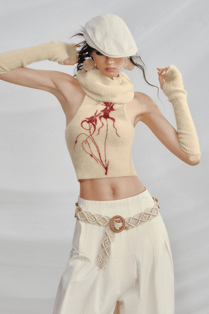 Valley Mink Floral Vest - My Store