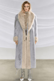 Patchwork Tweed Wool Midi Coat - My Store