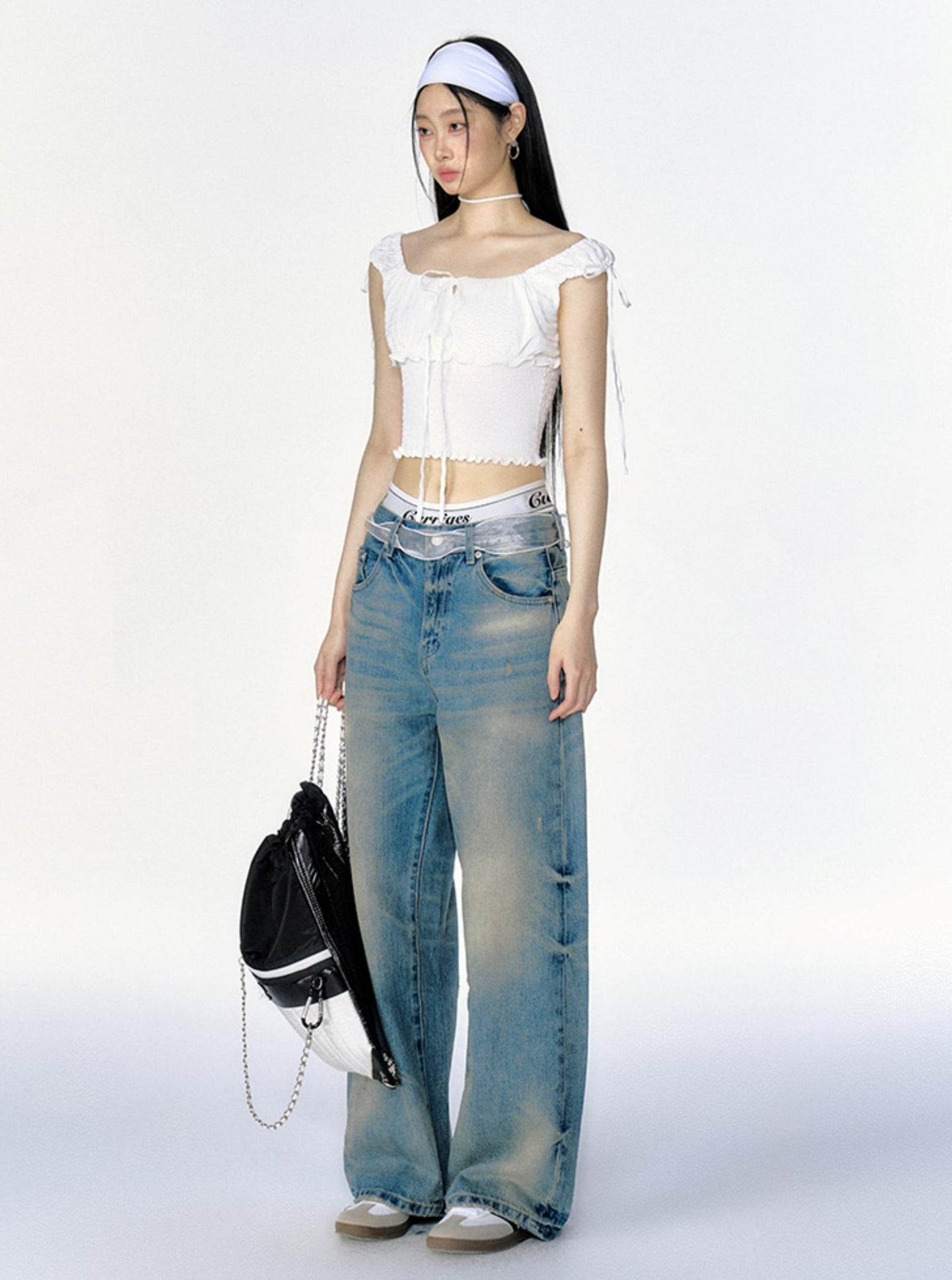 Fade Wash Pants - My Store