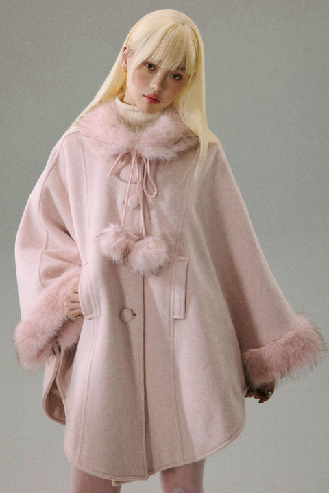 Niche Design Pink Tweed Coat