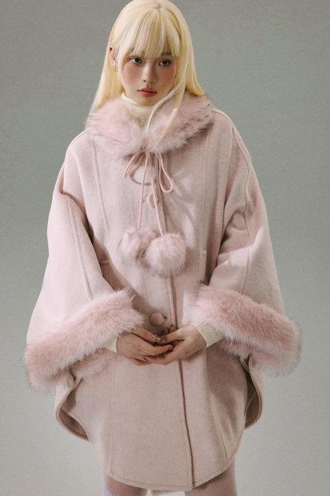 Niche Design Pink Tweed Coat