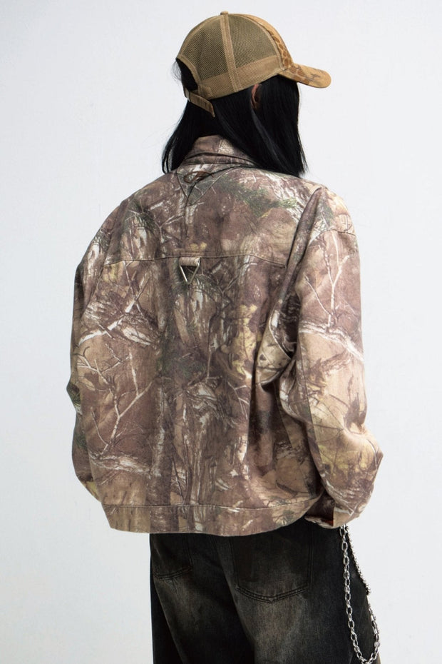 Camouflage Vintage Cargo Jacket