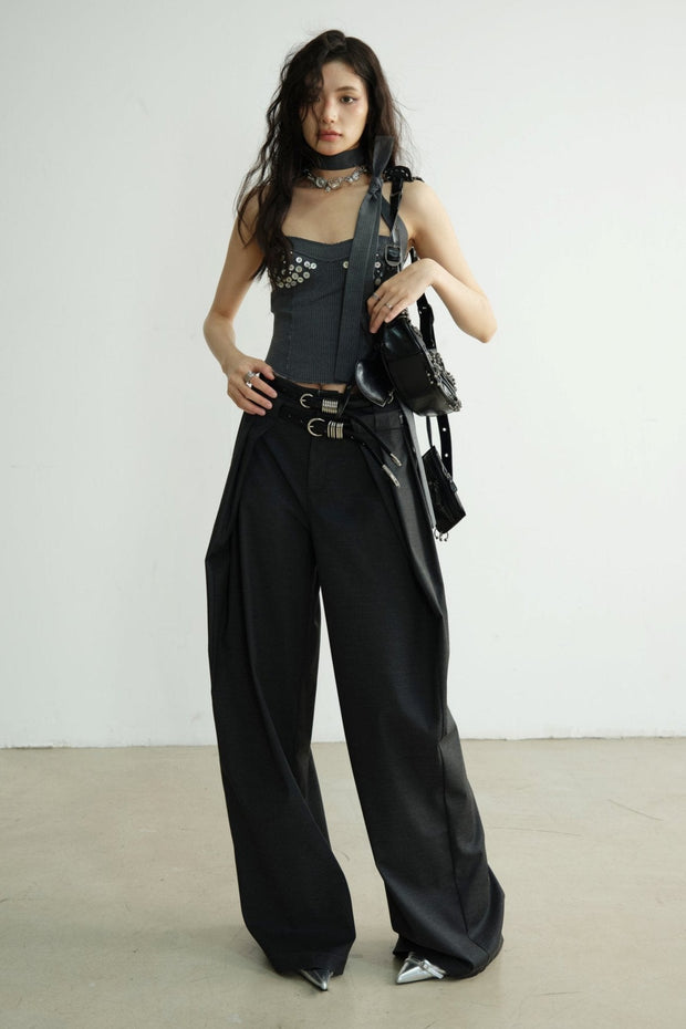 Cup Bandeau Tie Top