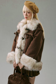 Thick Fur Integrated Winter Coat