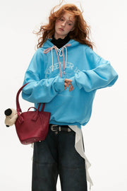 Bow Hat Rope Hooded Sweatshirt - My Store