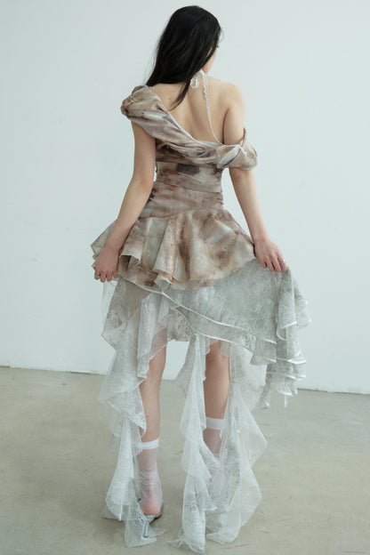 Ruffle One Shoulder Top