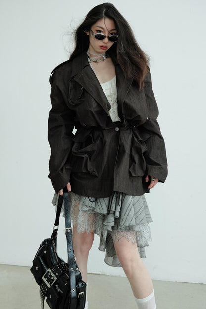 Pocket Windbreaker Jacket