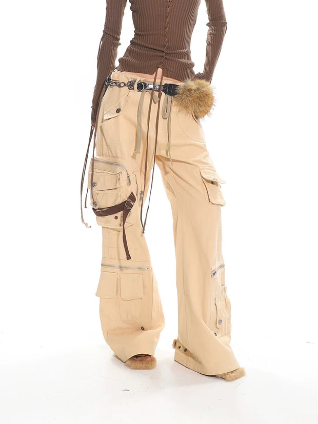 Cargo Pants with Multi-Pocket Detail