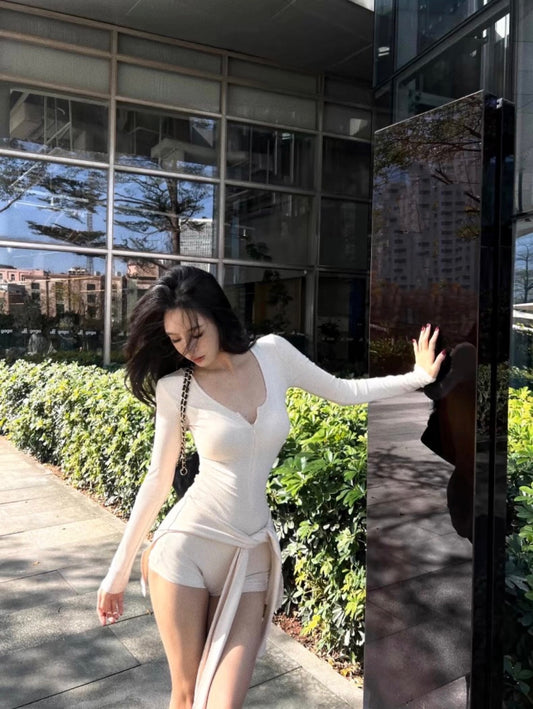 Wrap Cardigan Bodysuit