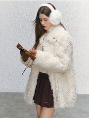 Fur Lined Fur Coat