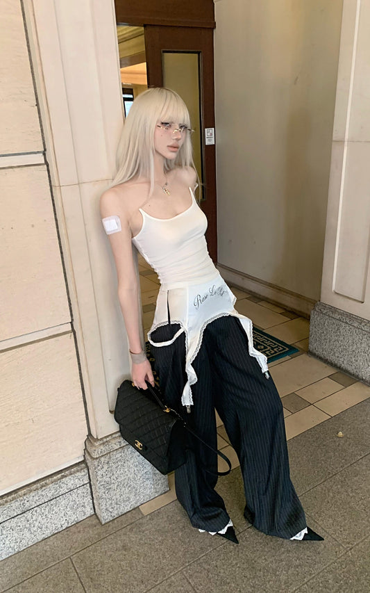 Invisible Fishline White Camisole